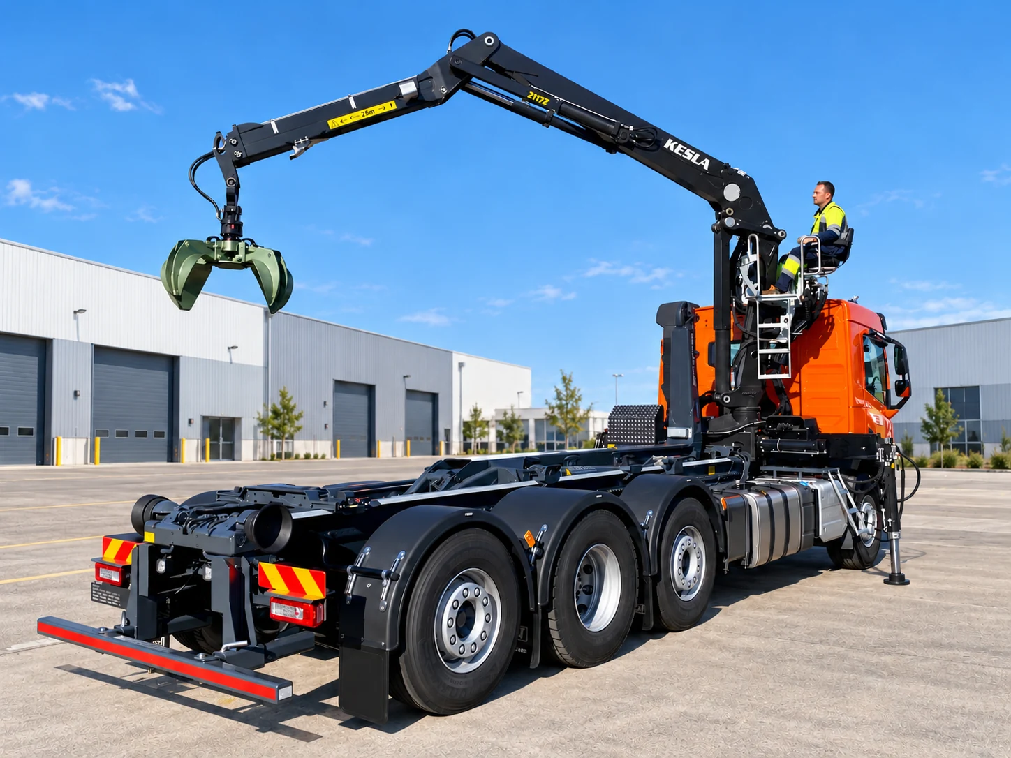 Montaje de grúa KESLA sobre camión realizado por CARGOEQUIP, imagen 3